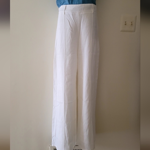 Sage, elegant white wide leg pants, M, in great condition - Picture 3 of 10